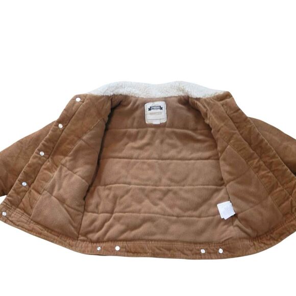 Boys size 2T - 3T Gymboree Corduroy Coat with Sherpa Collar - Picture 3 of 7